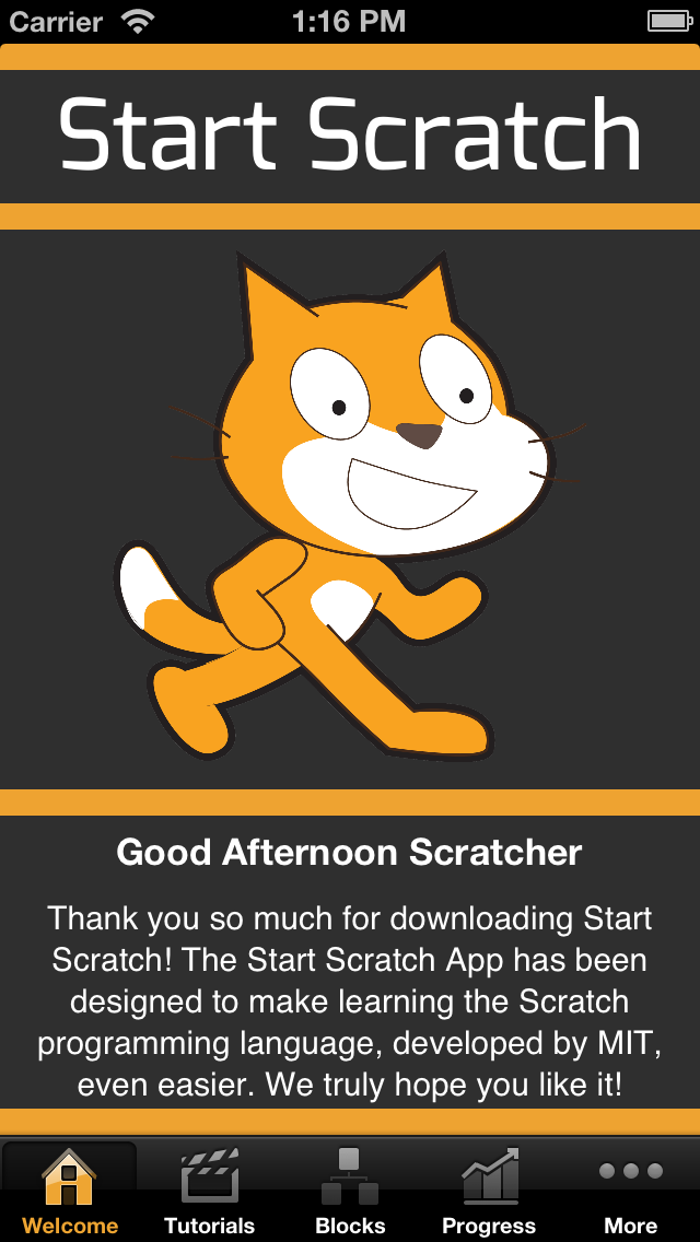 Start Scratch iPhone App | ScratchEd